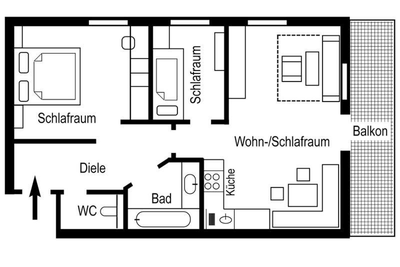 Appartements Oswaldeck Bad Kleinkirchheim Eksteriør bilde